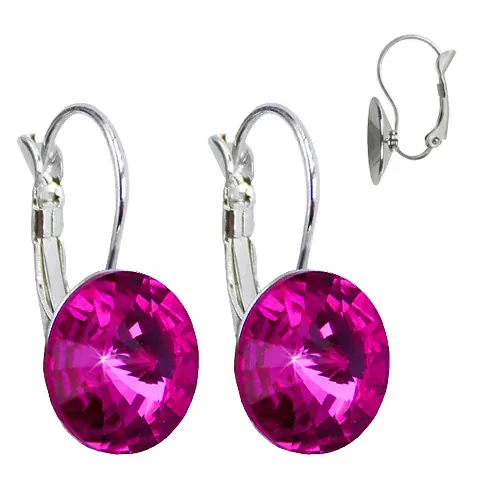 Elegantní visací naušnice s krystaly Swarovski